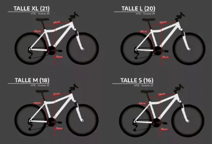 Bicicleta MTB Alpina 2.0 Pro R29 – Shimano 21 Velocidades, Cuadro de Acero y Suspensión Delantera - Image 7